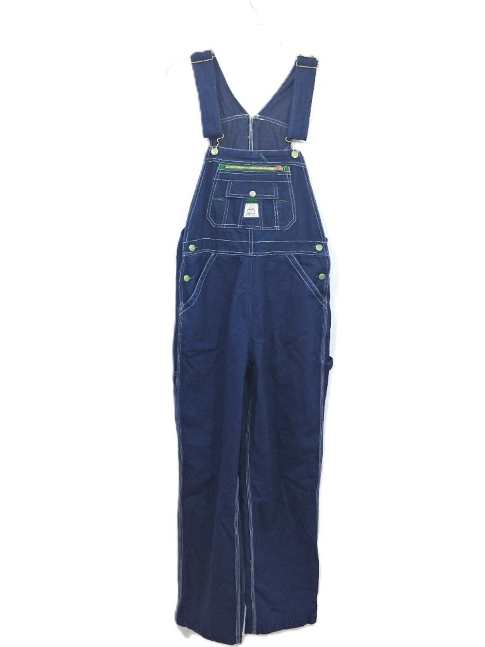 Y2K Bib Overalls Women Sz 10, Lady Liberty